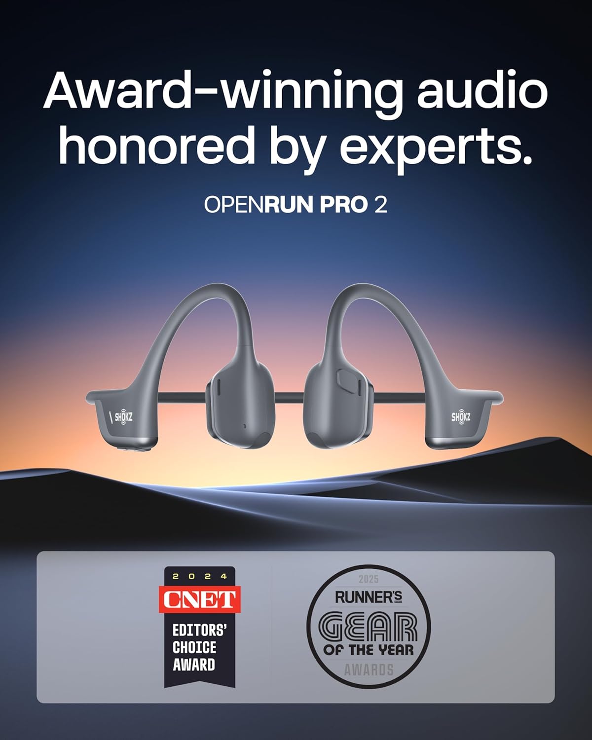 Shokz OpenRun Pro 2 Bone Conduction Sport Headphones