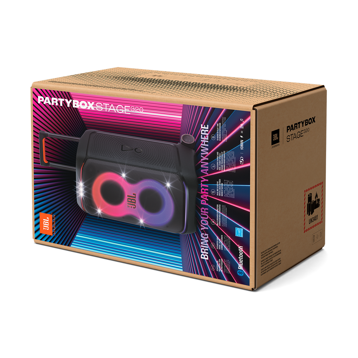 JBL PartyBox Stage 320 Portable Party Speaker